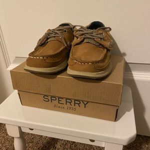 Lanyard AC DK Tan/Navy Boat shoe